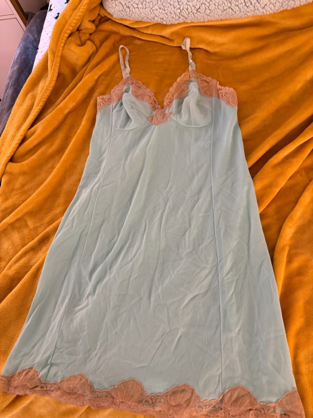 Emilio Pucci vintage Light Aqua sheer gown